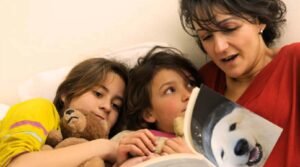 Reading books to children