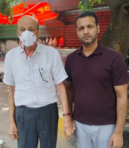 The building’s owner, Hariram Bansal, was arrested in Bhiwadi in Rajasthan on Monday.